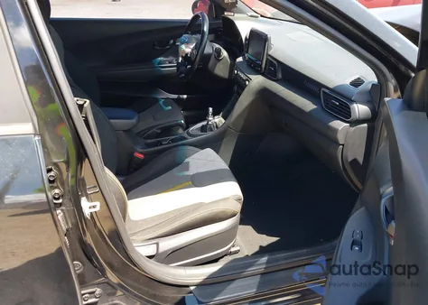 2019 Hyundai Veloster Turbo R-Spec from USA, damaged, VIN KMHTH6AB1KU009399